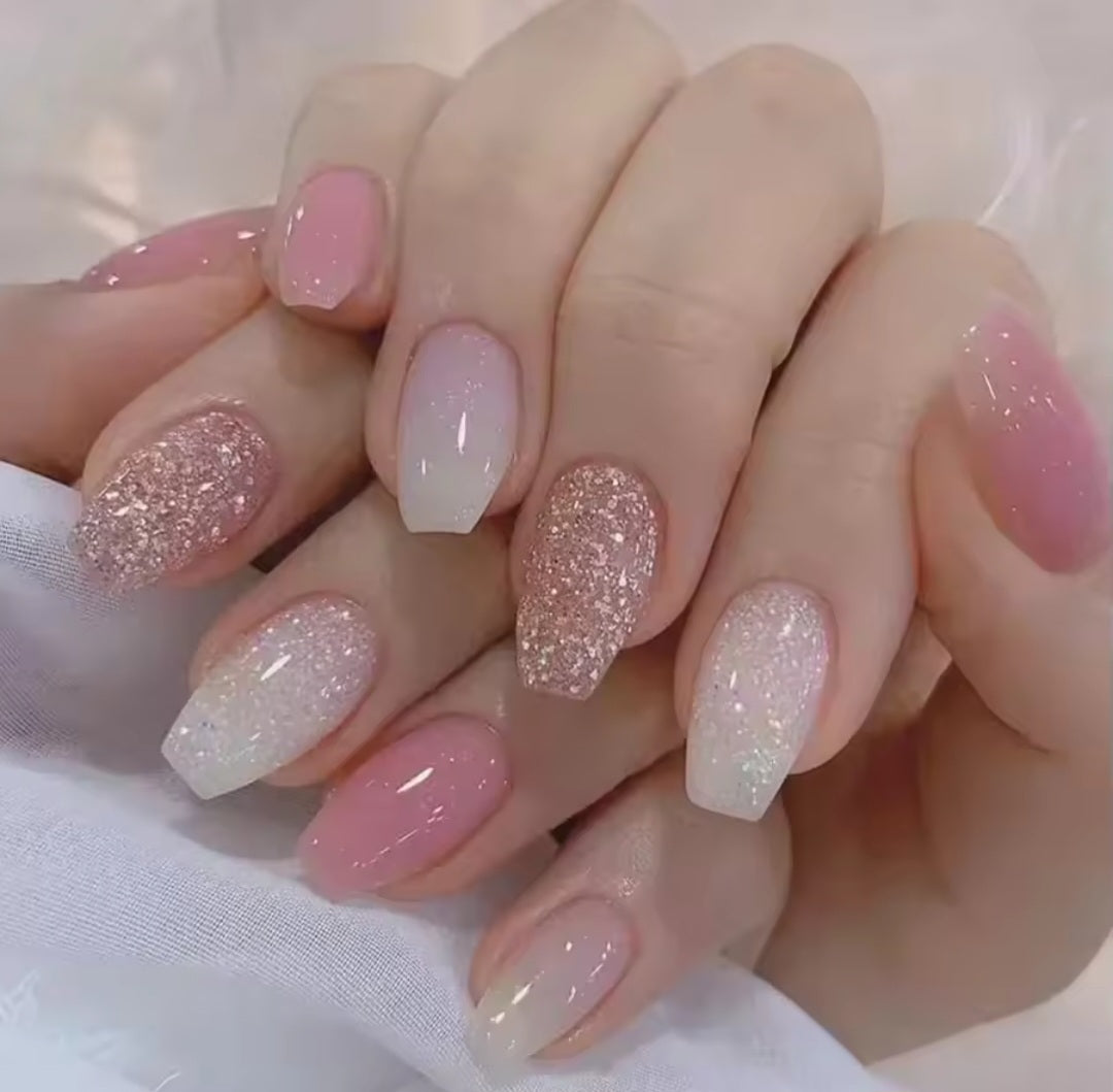 GlossyTips - French Glitter